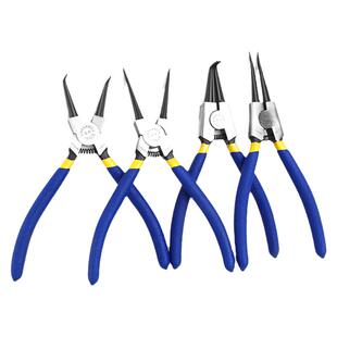 卡簧钳卡簧钳子内外卡两用弹簧钳扩张钳卡环内卡钳e型多功能套装