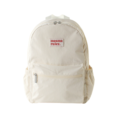 Masmarulez经典拉链日常双肩包
