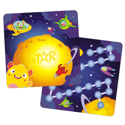 可爱小学生儿童积分卡打卡