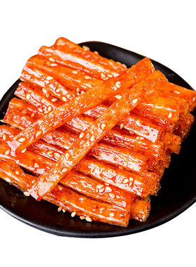 翻天娃辣条翻天薯条味素蹄筋零食