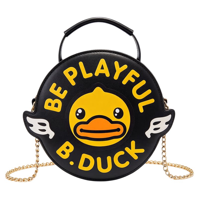 B.Duck小黄鸭休闲卡通斜挎包