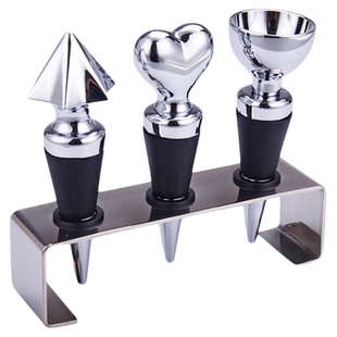 Moongril食品级合金红酒瓶酒塞抽真空瓶塞洋酒葡萄酒保鲜密封酒塞