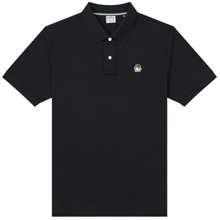 【张晚意明星同款】Hazzys哈吉斯短袖t恤男夏季休闲宽松翻领polo