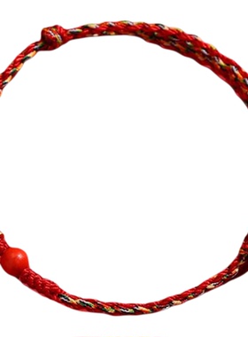 杭州灵隐朱砂锦鲤上岸红绳