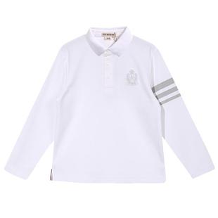 IVY HOUSE常春藤儿童装男女童春季学院风长袖POLO衫T恤打底亲子装