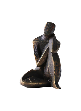 意式简约抽象沉思者雕塑摆件
