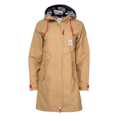 TOPO防水冲锋衣连帽中长款风衣