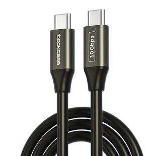 Dockcase全功能typec数据线PD100w快充USB3.2双头10Gbps传输4k60hz高清投屏线手机视频线适用于iPhone15pro