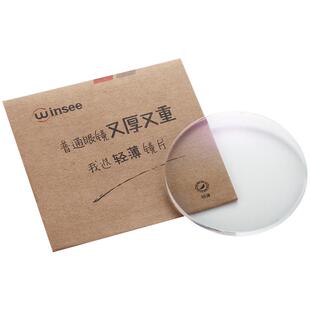 万新1.60超薄非球面镜片 防紫外线绿膜眼镜片树脂近视镜片2片