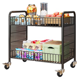 摆摊可折叠小推车夜市地摊冰粉寿司水果便携收纳架多层储物整理架