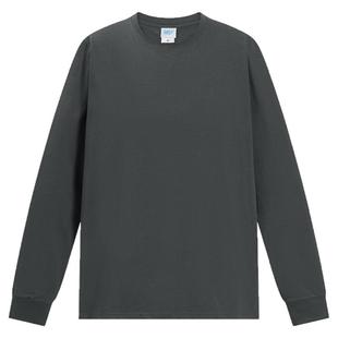 小尼力260克重磅打底衫男女秋冬内搭白色男士纯棉长袖T恤体恤衣服