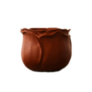 寻臣宜兴紫砂杯原矿红朱泥玫瑰杯90ml主人杯喝茶杯品茗杯家用