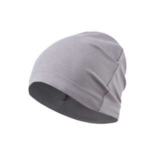 纯棉睡帽男款男士晚上睡觉戴的睡眠帽偏头痛专用老人老年人无压感