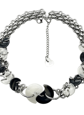 太极中式朋克choker颈链项链