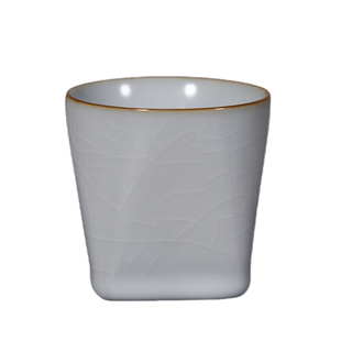 汝州原产地汝瓷 原矿汝窑 王振宇 茶杯 主人杯 月白天青 玛瑙釉