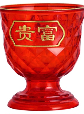 水晶供杯供佛水杯三杯套贡杯茶杯