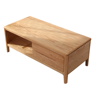 厂家直销全实木茶几全实木橡木原木客厅小茶几现代简约小户型茶桌