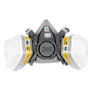 原装3M 6200+6002防酸性气体防毒面具配3M6002滤盒，汽车尾气