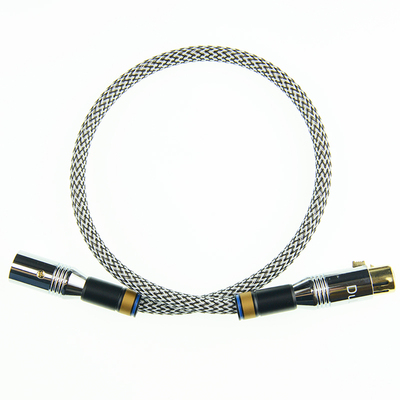 发烧镀银平衡信号线卡侬话筒线