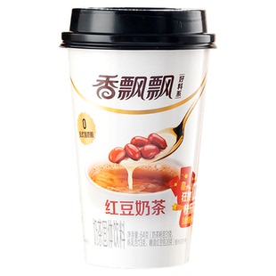 香飘飘红豆奶茶经典三连杯64g*12杯冲泡速溶奶茶30杯装整箱批发