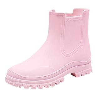 春夏时尚外穿低帮雨鞋女款短靴子可爱水鞋防滑防水雨靴耐磨胶鞋