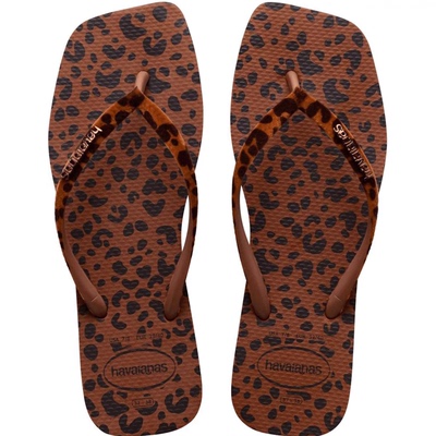 Havaianas巴西豹纹丝绒人字拖
