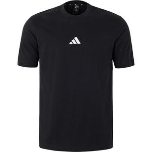 劲浪体育adidas阿迪达斯男子运动休闲简约logo短袖百搭T恤JY8562