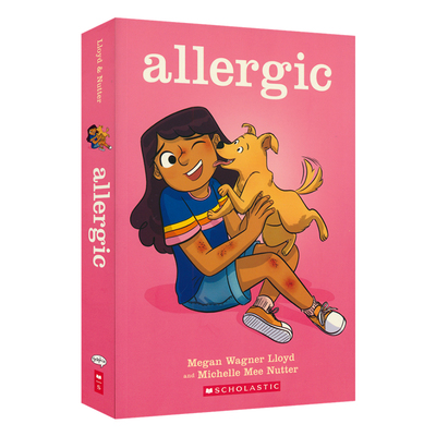 Allergic 过敏 漫画小说 桥梁书 青少年成长故事 英语课外读物 英文原版进口儿童图书