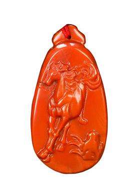 天然生肖属相儿童款凉山南红玛瑙