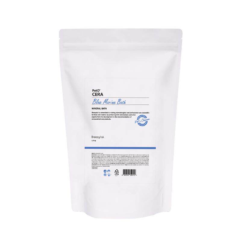 临期)Breezytail福来之尾狗狗SPA沐浴粉保湿浴盐深海水系列1.5kg