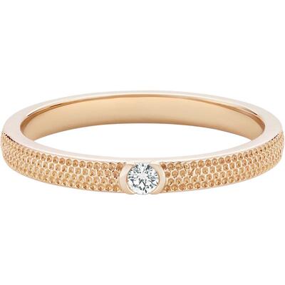 DeBeers戒指戴比尔斯窄版玫瑰