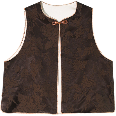 GESGOO新中式圆领提花马甲