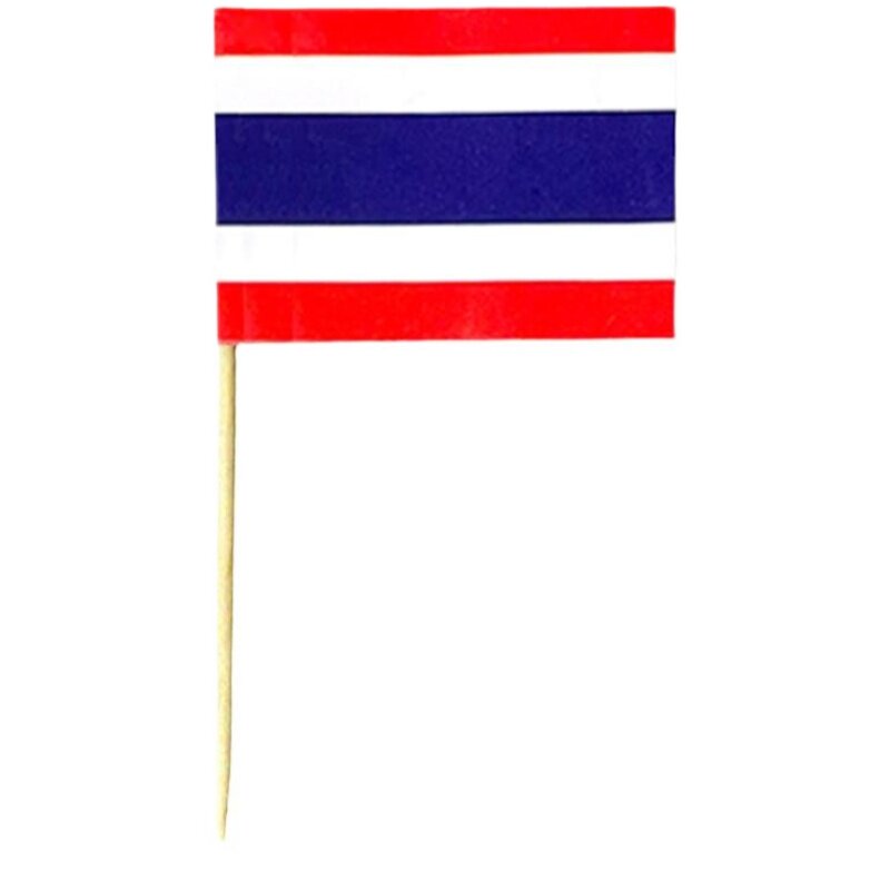 泰国小国旗牙签东南亚插旗一次性