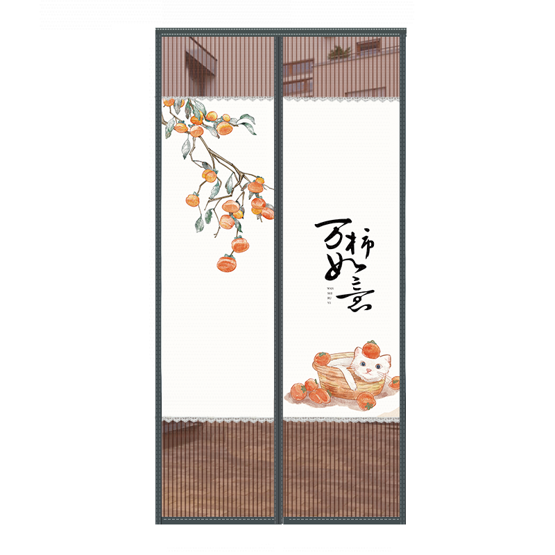 魔术贴免打孔防蚊门帘隐私遮挡