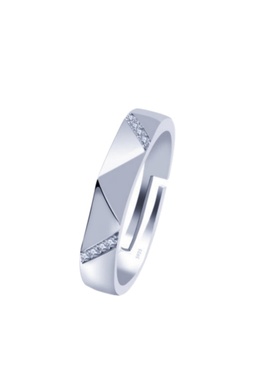 结婚礼物仿真婚戒对戒情侣钻戒女