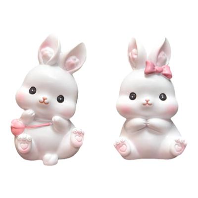 可爱网红兔子车载出风口香薰装饰