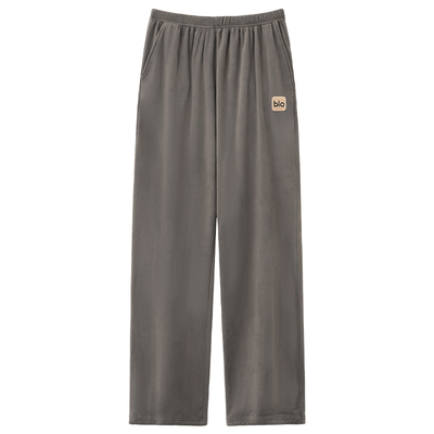 浪莎男士睡裤保暖加绒加厚