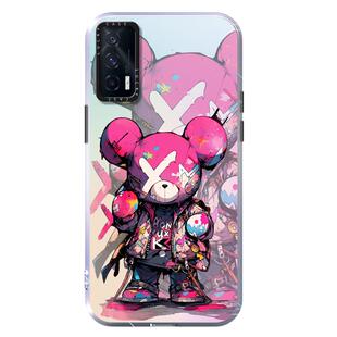 vivoiqooneo5手机壳新款neo5s适用neo5se防摔z9力版水彩熊镭射壳保护套硅胶neo3/t1潮流个性高级感潮牌男款