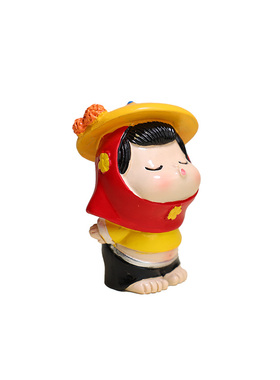 泉州旅游文创摆件可爱浔埔女惠安女纪念品创意桌面装饰治愈系解压