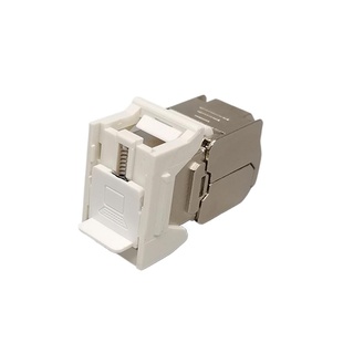 超六类万兆锌合金超六类电脑模块网络信息CAT6A模块超六类屏蔽