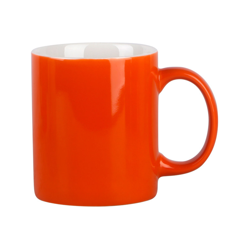 简约陶瓷杯子带盖北欧磨砂牛奶杯家用水杯订做马克杯刻字定制logo