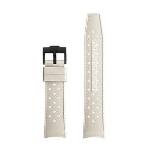 威仕丰弧口镂空橡胶硅胶表带适用宝珀swatch斯沃琪联名五大洋22MM