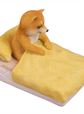 创意单身狗仿真小狗摆件