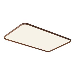 【国补】至御中古风吸顶灯胡桃木色客厅卧室房间灯护眼超薄灯2710