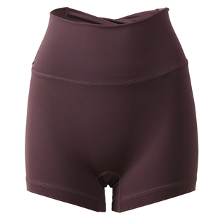 DCW高腰运动短裤女紧身显瘦健身裤户外跑步普拉提训练瑜伽三分裤