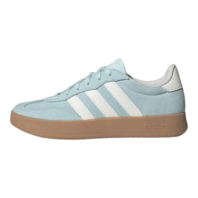 乐积运动 Adidas BARREDA 灰色 T头鞋德训低帮休闲板鞋 JQ4234