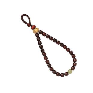 原创小叶紫檀汽车钥匙扣挂件男士星月高档个性高级女士平安钥匙链