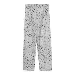 馨帮帮Homedress星星波点睡裤女2024冬季加绒加厚外穿保暖家居裤