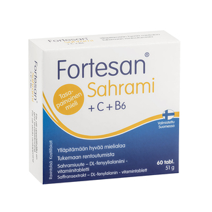 芬兰hankintatukku藏红花醇片藏红花提取物DL苯丙氨酸维生素b6