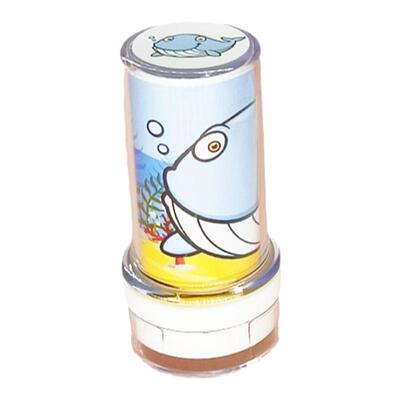 可爱卡通海洋动物光敏印章
